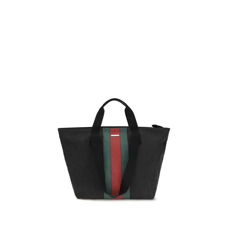 Gucci Black Cotton Shoulder Bag