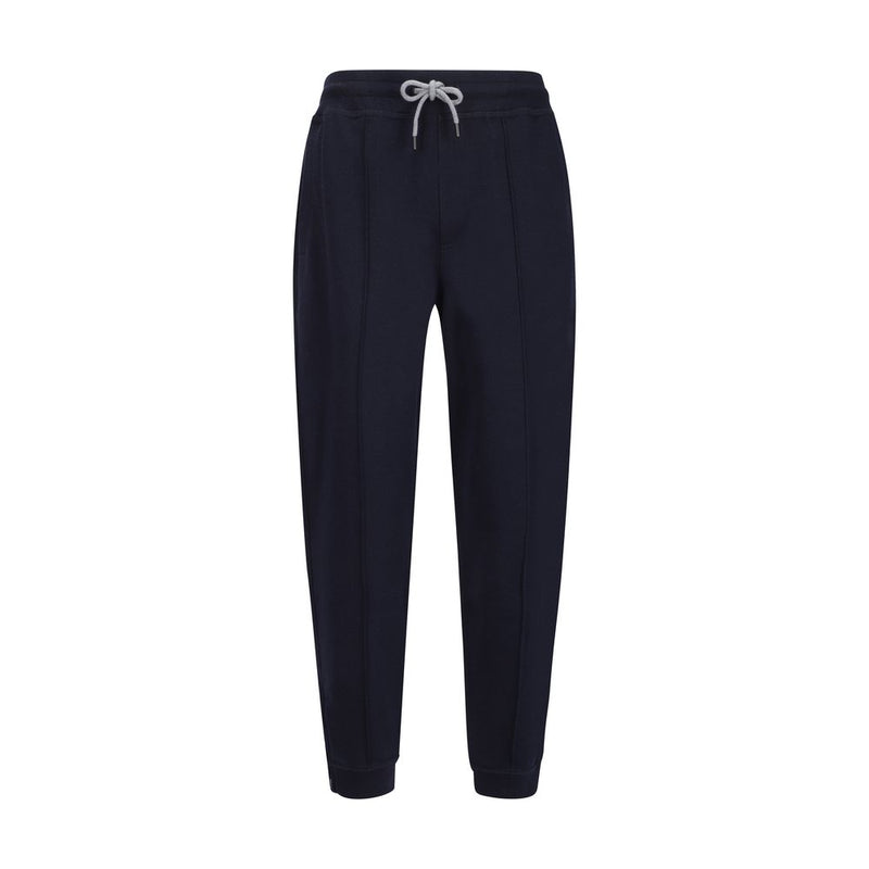 Brunello Cucinelli Blue Cotton Joggers (Workout Pants)