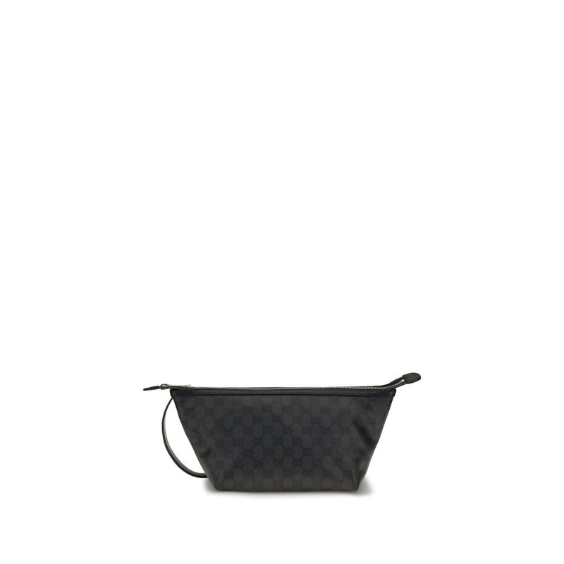 Gucci Black Cotton Clutch Bag