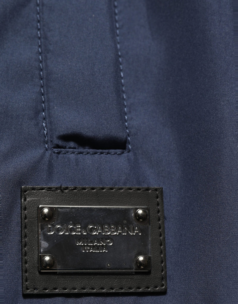 Calça jogger azul-escura de poliéster Dolce & Gabbana