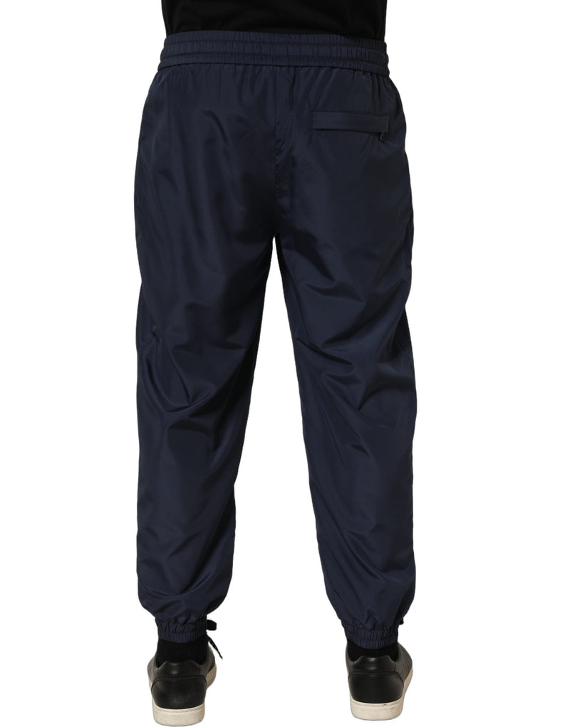 Calça jogger azul-escura de poliéster Dolce & Gabbana