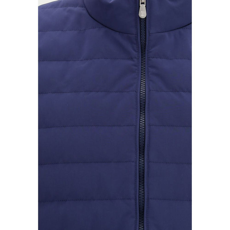 Brunello Cucinelli Blue Polyester Sleeveless Jacket