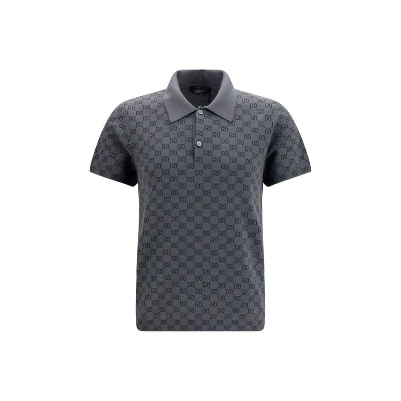 Gucci Gray Wool Oves Aries Polo Shirt
