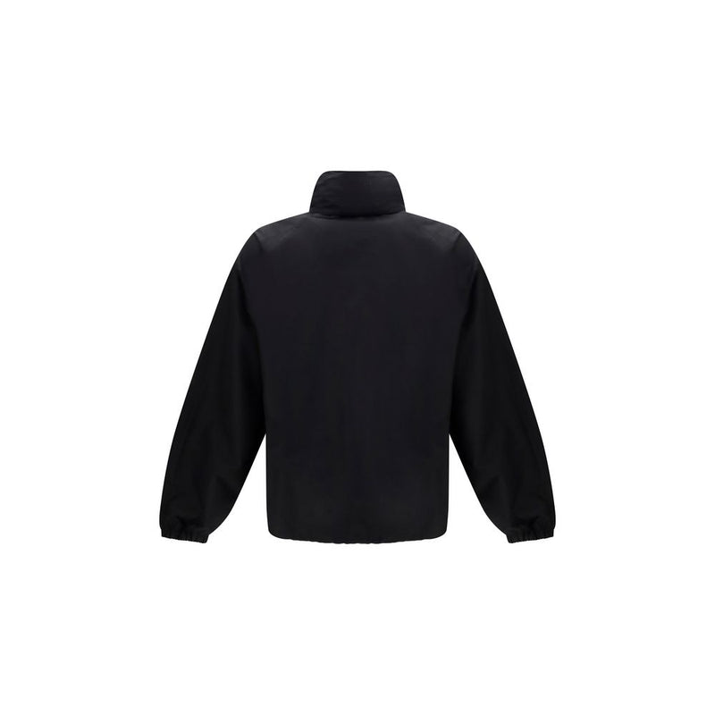 Gucci Black Cotton Full-Length Jacket