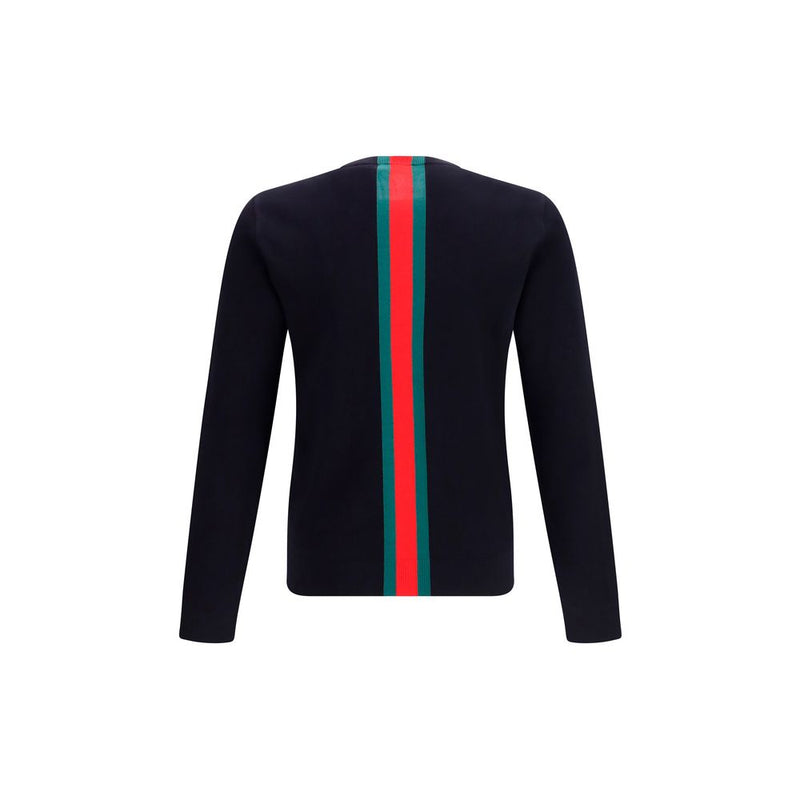 Gucci Blue Cotton Sweatshirt