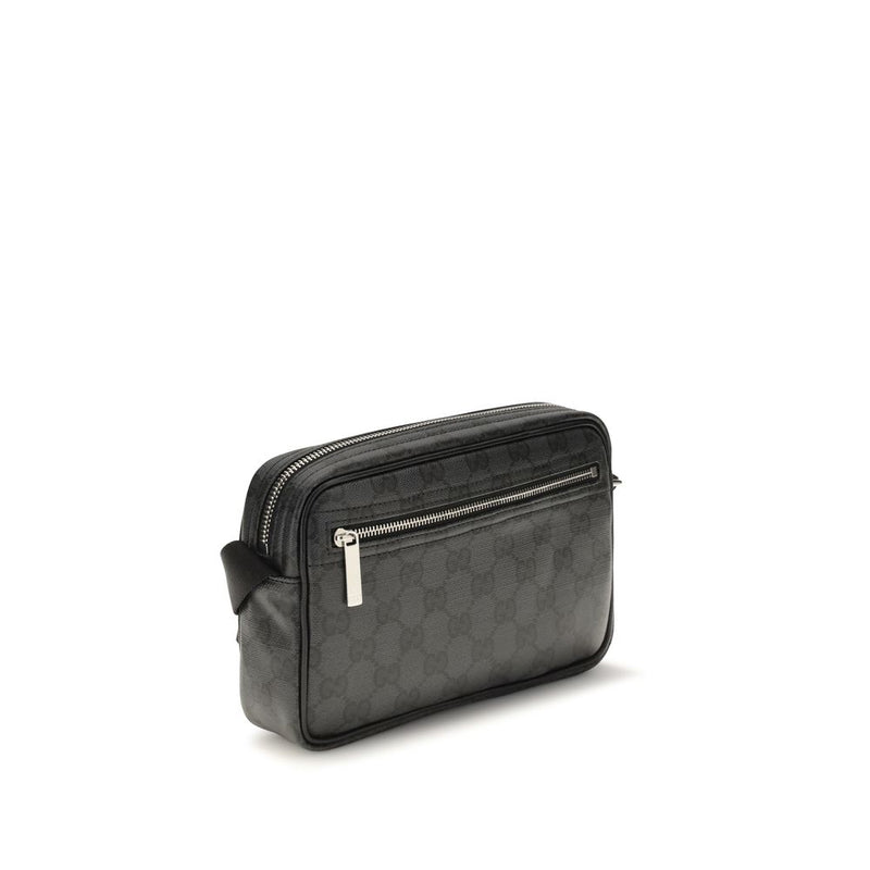Gucci Black Cotton Shoulder Bag