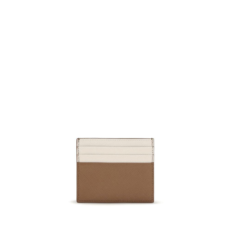 Prada Beige Calf Leather Bos Taurus Wallet