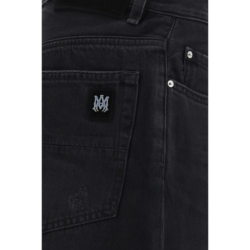 Amiri Black Cotton Jeans Denim