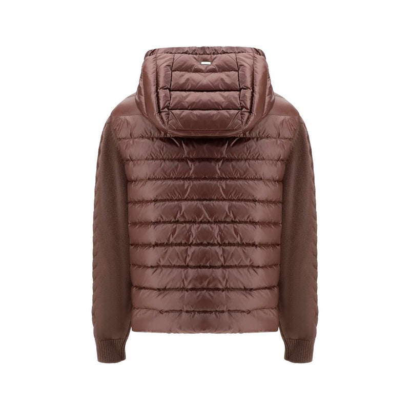 Herno Brown Polyester Full-Length Jacket