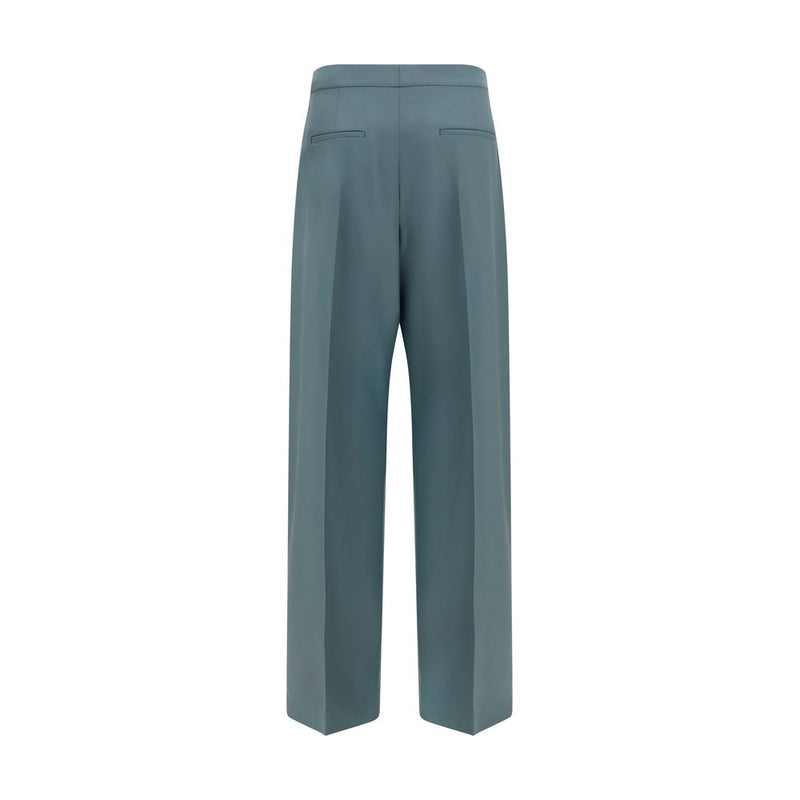 Chloé Bicolor Wool Oves Aries Dress Pants