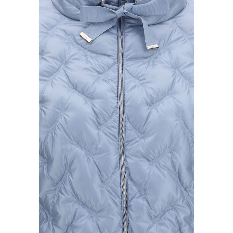 Herno Blue Polyester Full-Length Jacket