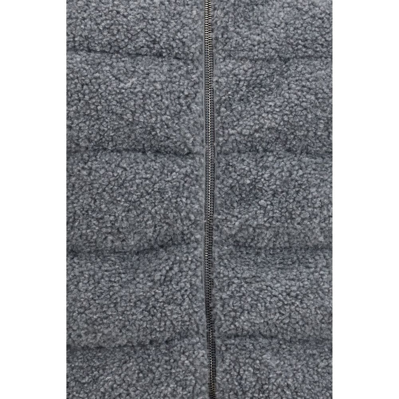 Herno Gray Polyester Sleeveless Jacket