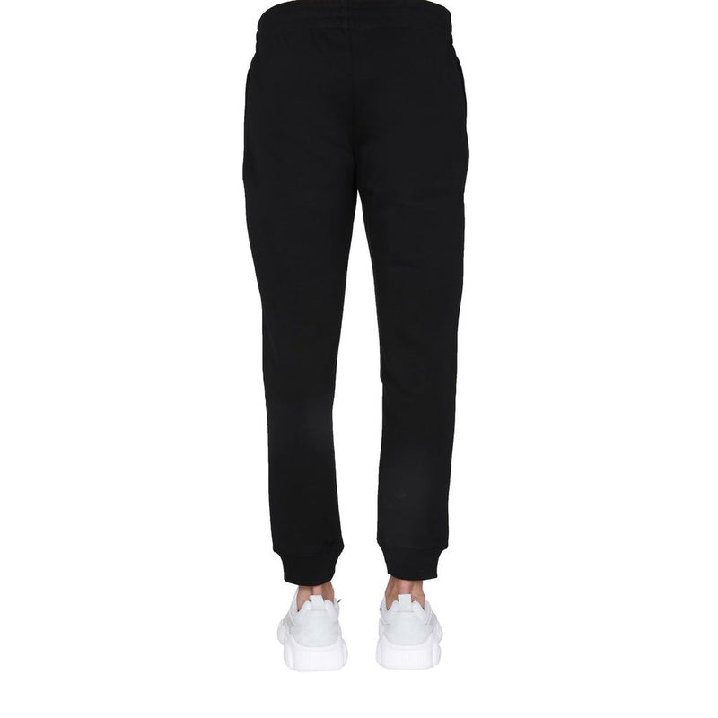 Moschino Couture Black Cotton Joggers (Workout Pants)