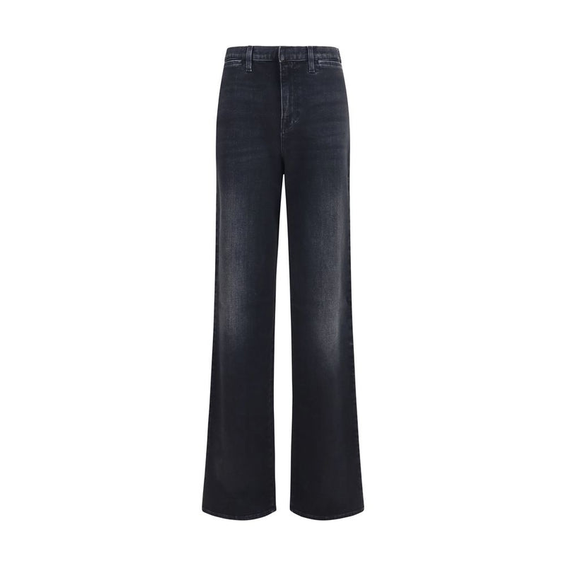 Gucci Black Cotton Straight-Leg Jeans