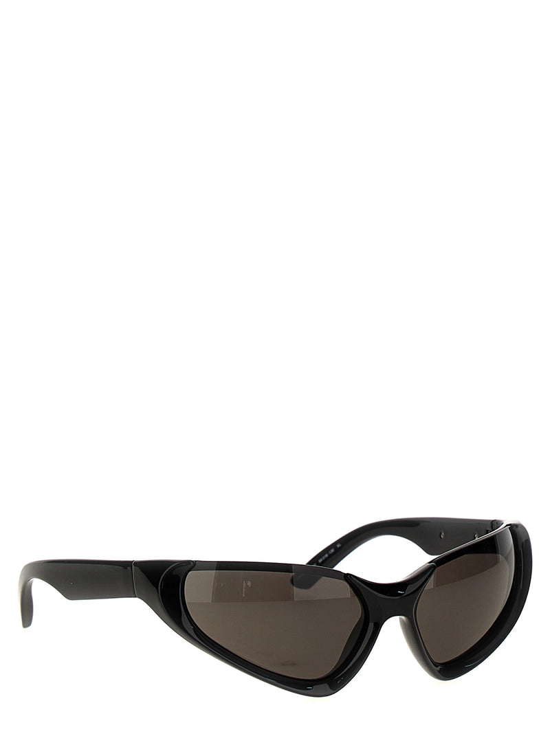 Balenciaga Black Nylon Sunglasses