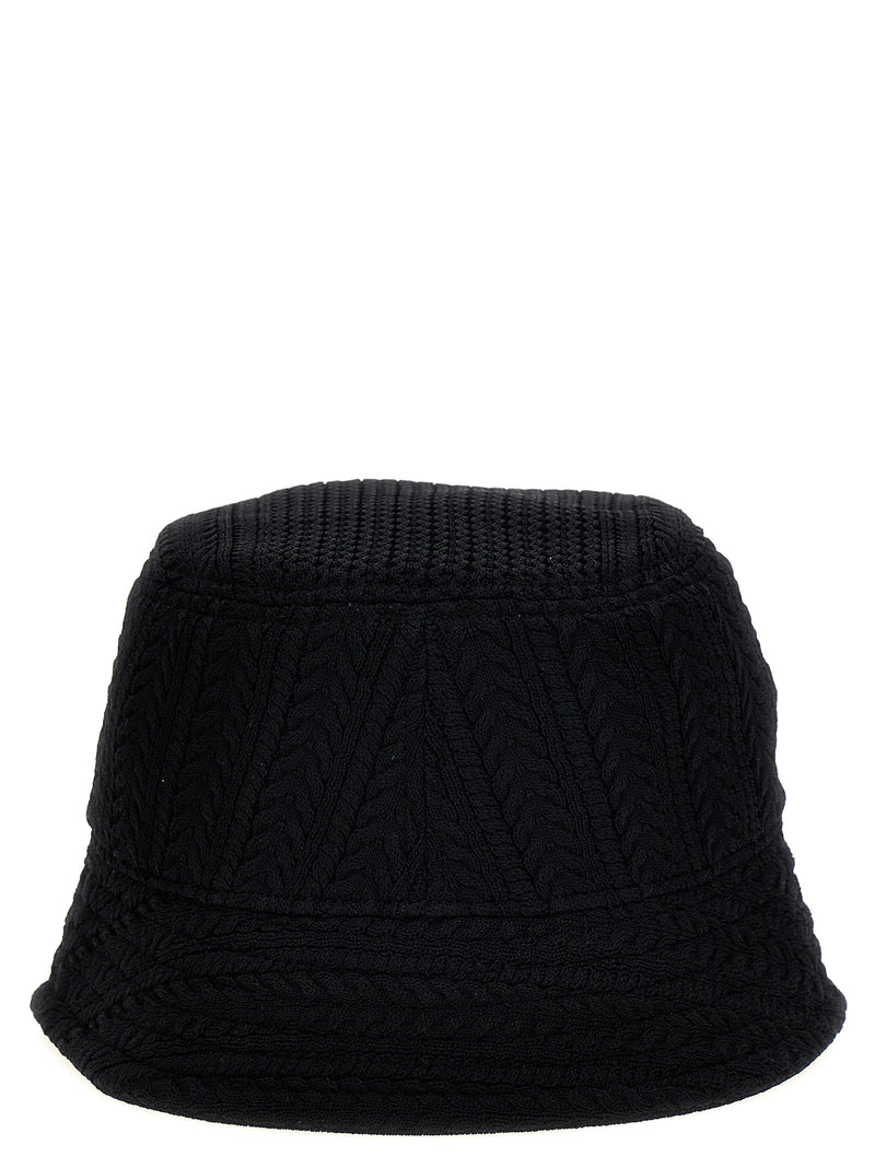 Jacquemus Black Viscose Bucket Hat