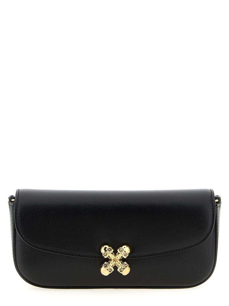 Alexander McQueen Black Calfskin Crossbody Bag