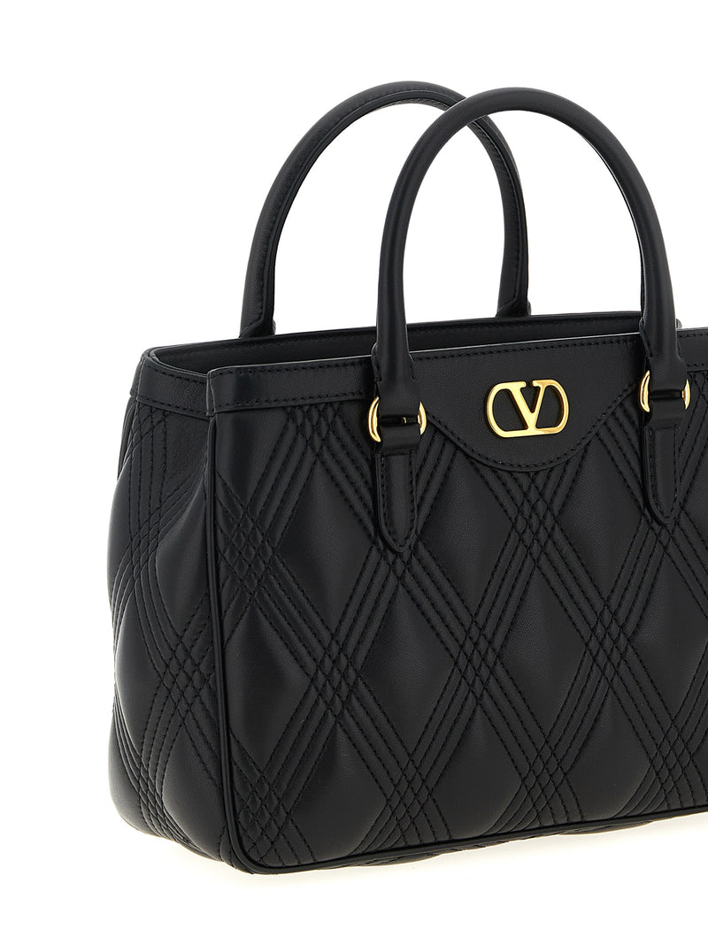 Valentino Garavani Black Lamb Leather Handbag