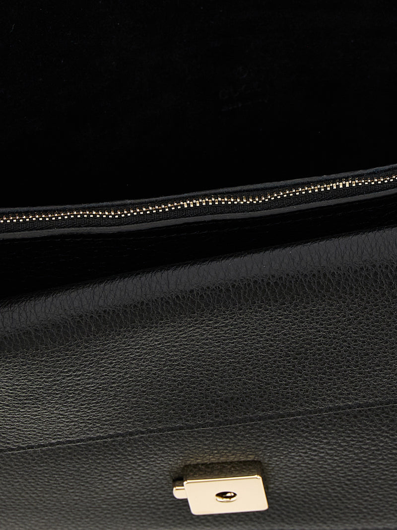 Gucci Black Calfskin Shoulder Bag