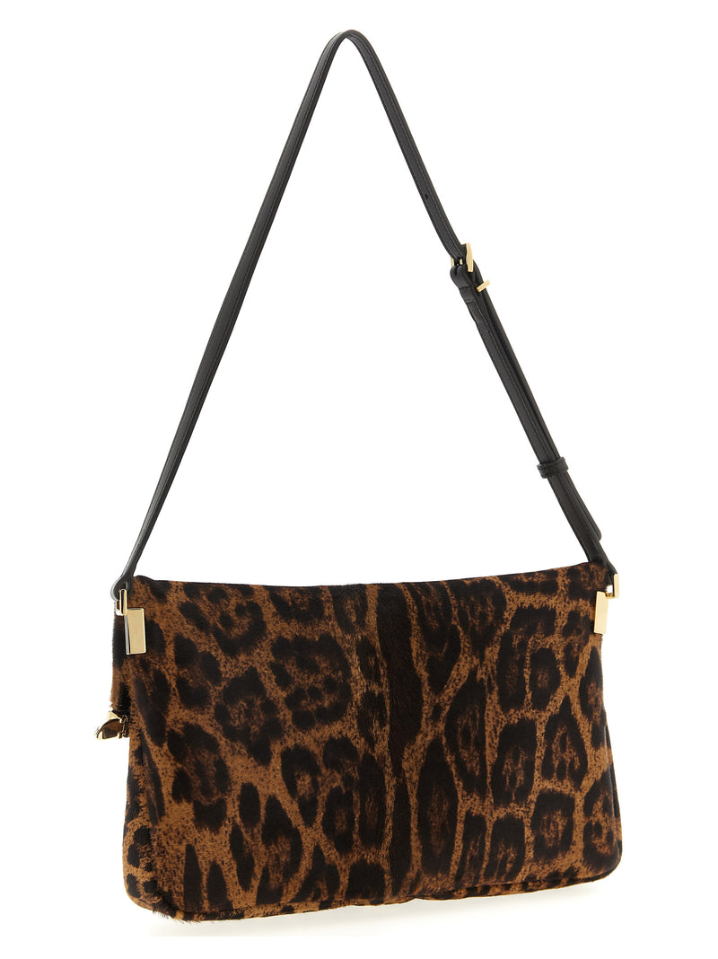 Tod's Brown Calfskin Shoulder Bag