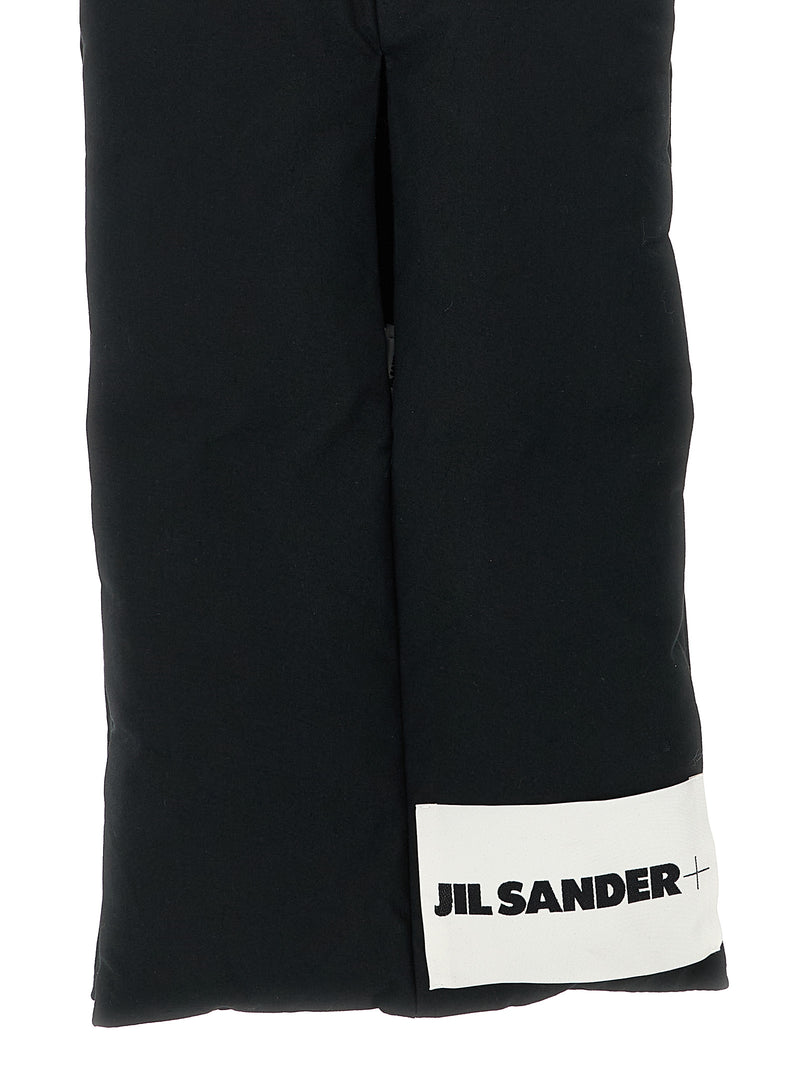 Jil Sander Black Cotton Foulard