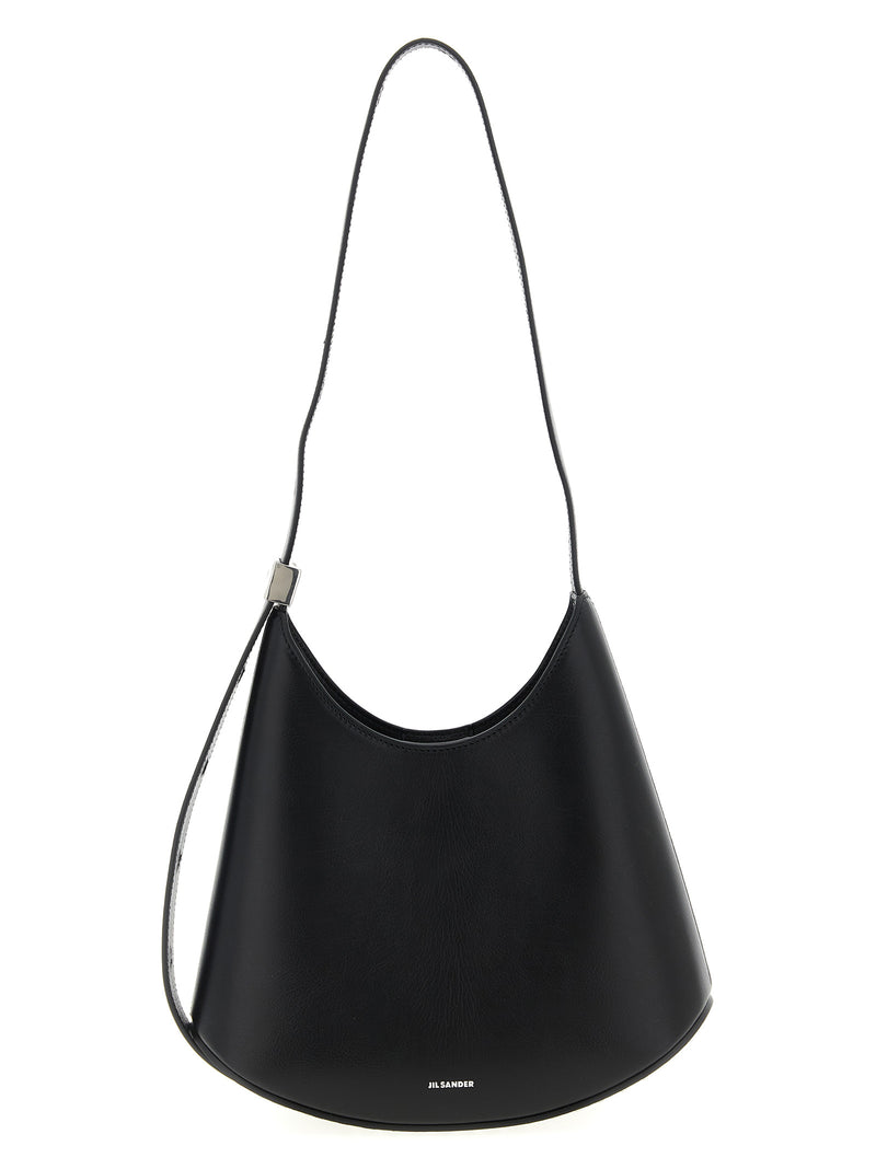 Jil Sander Black Bovine Leather Shoulder Bag