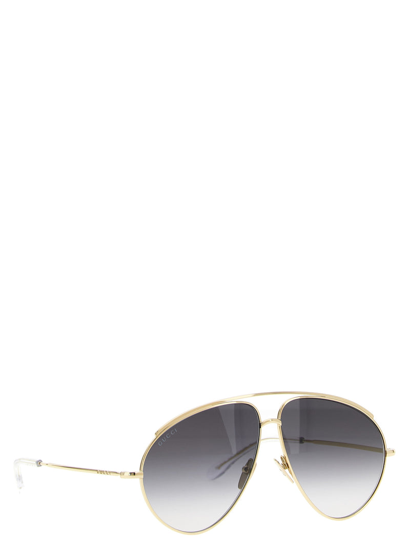 Gucci Gold Metal Sunglasses