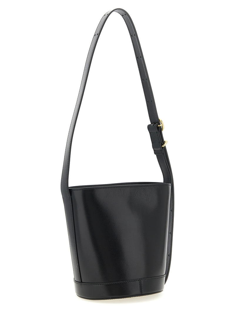 Jil Sander Black Calfskin Shoulder Bag