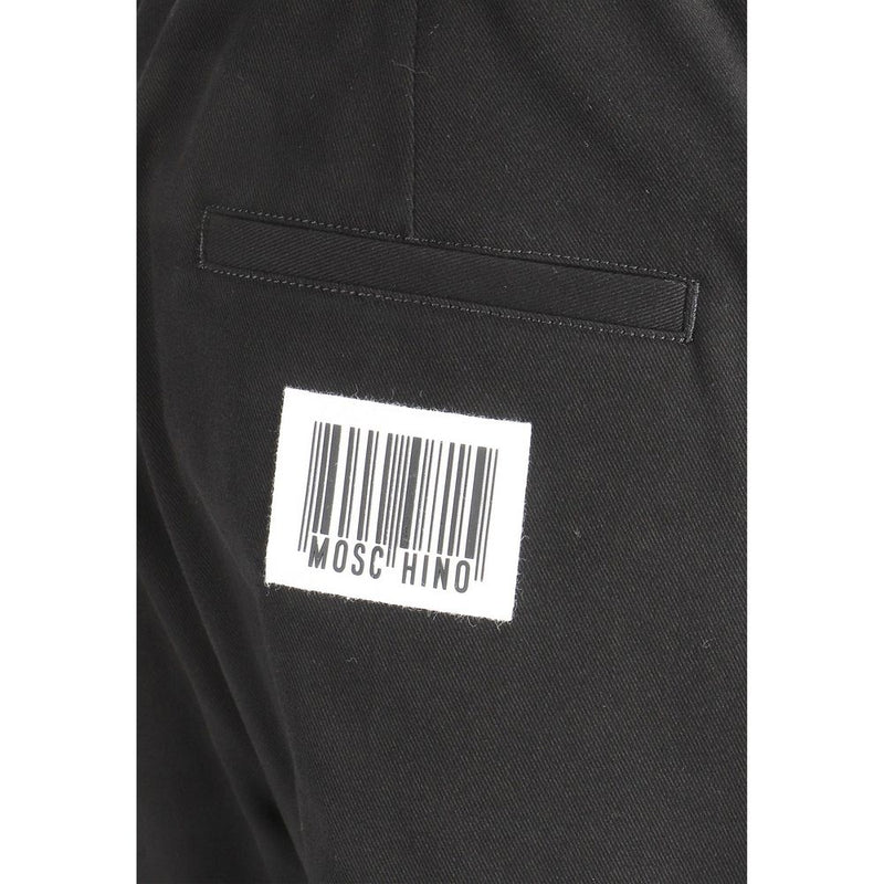 Moschino Black Cotton Joggers (Workout Pants)