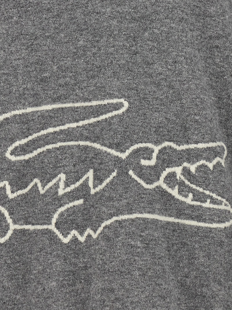 Comme Des Garçons Gray Wool Cardigan