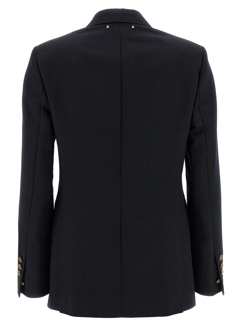 Golden Goose Blue Polyester Blazer