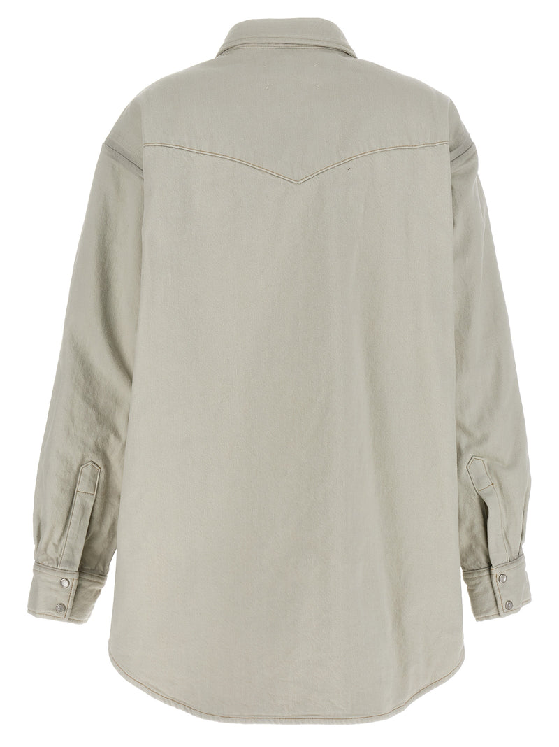 Maison Margiela White Cotton Denim Jacket