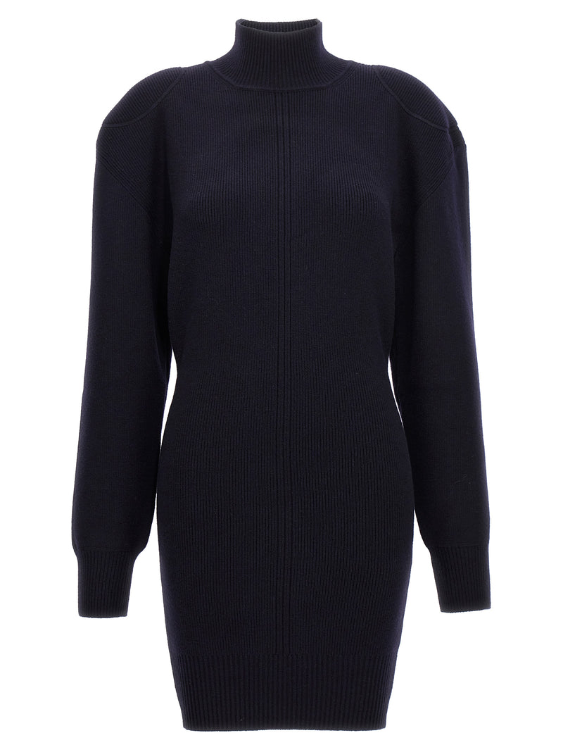 Stella McCartney Blue Wool Midi Dress
