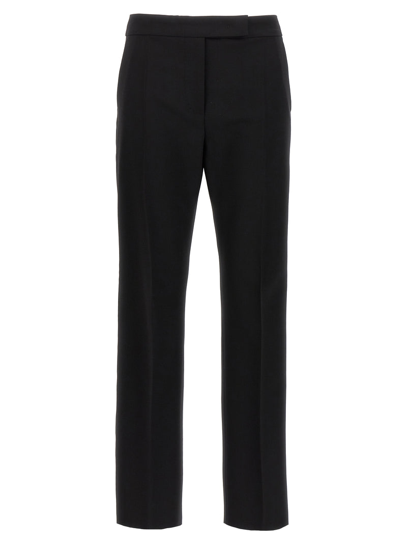 Max Mara Black Virgin Wool Dress Pants
