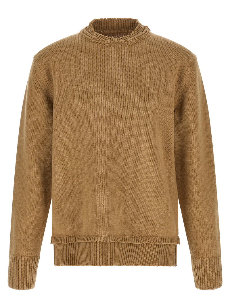 Maison Margiela Beige Wool Cardigan