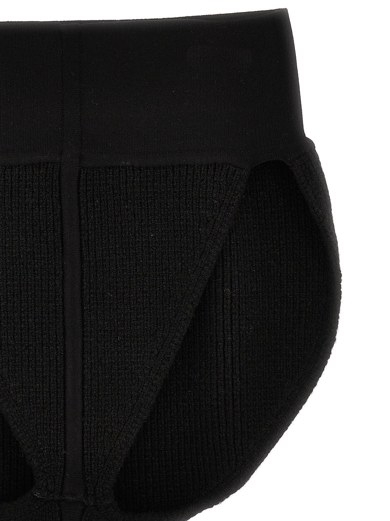 Rick Owens Black Cashmere Briefs