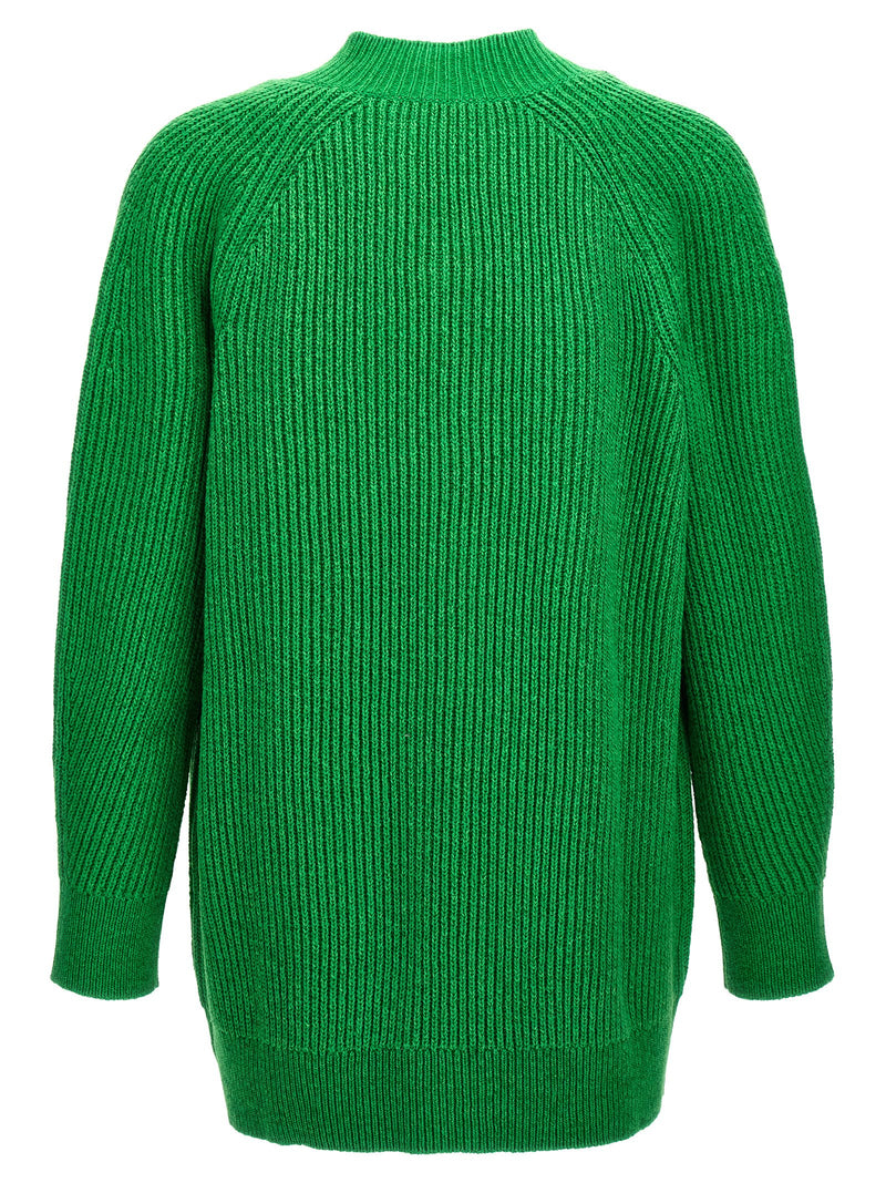Jil Sander Bicolor Cotton Cardigan