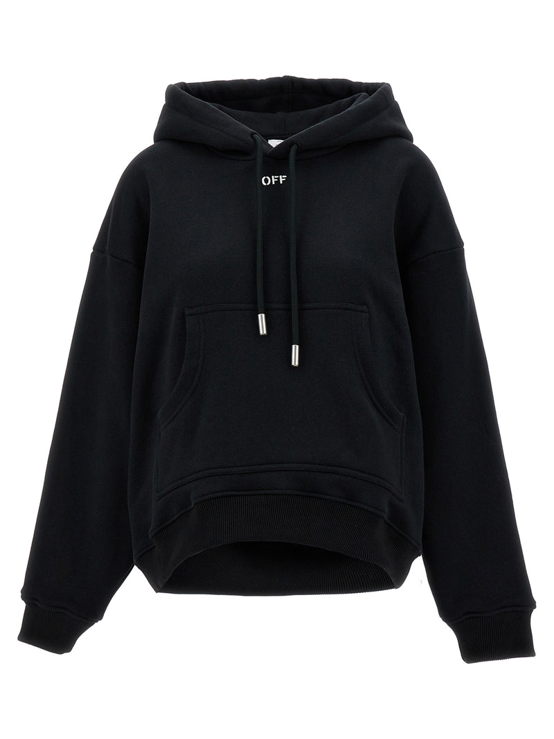 Off-White Black Cotton Hoodie