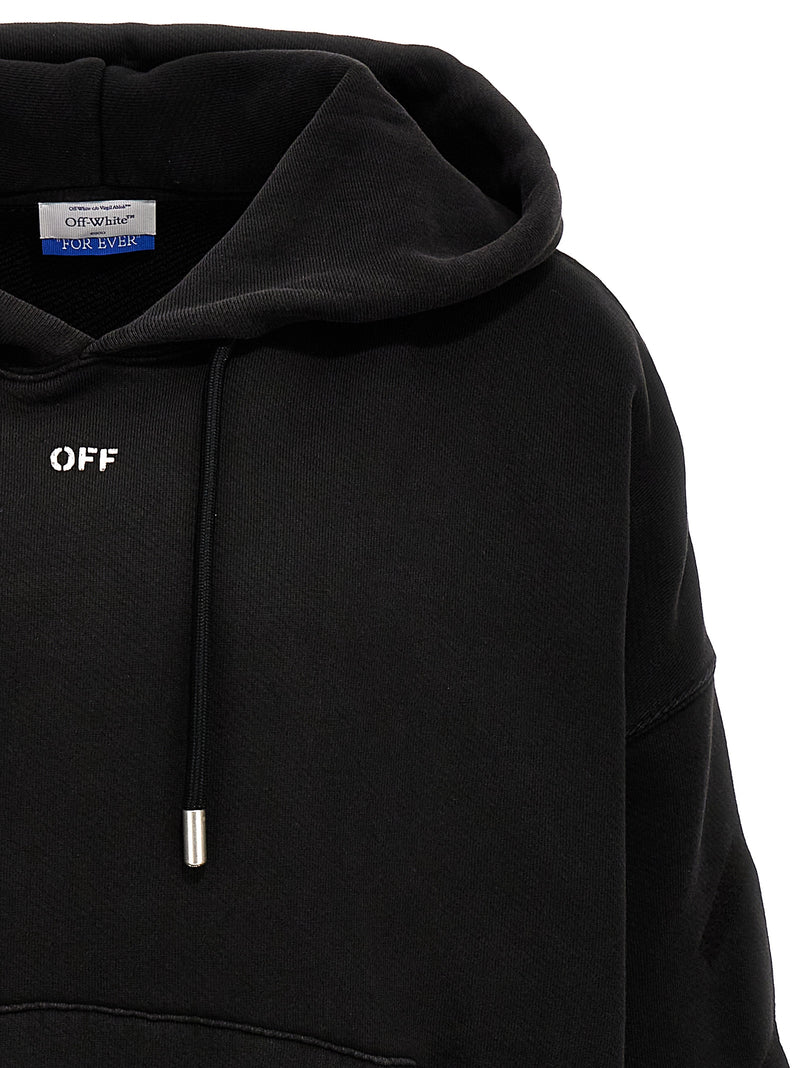 Off-White Gray Cotton Sweatshirt