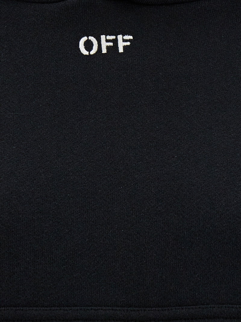 Off-White Black Cotton Hoodie