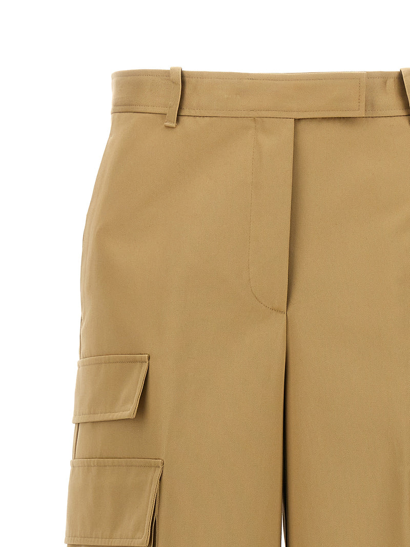 Versace Beige Cotton Cargo Pants
