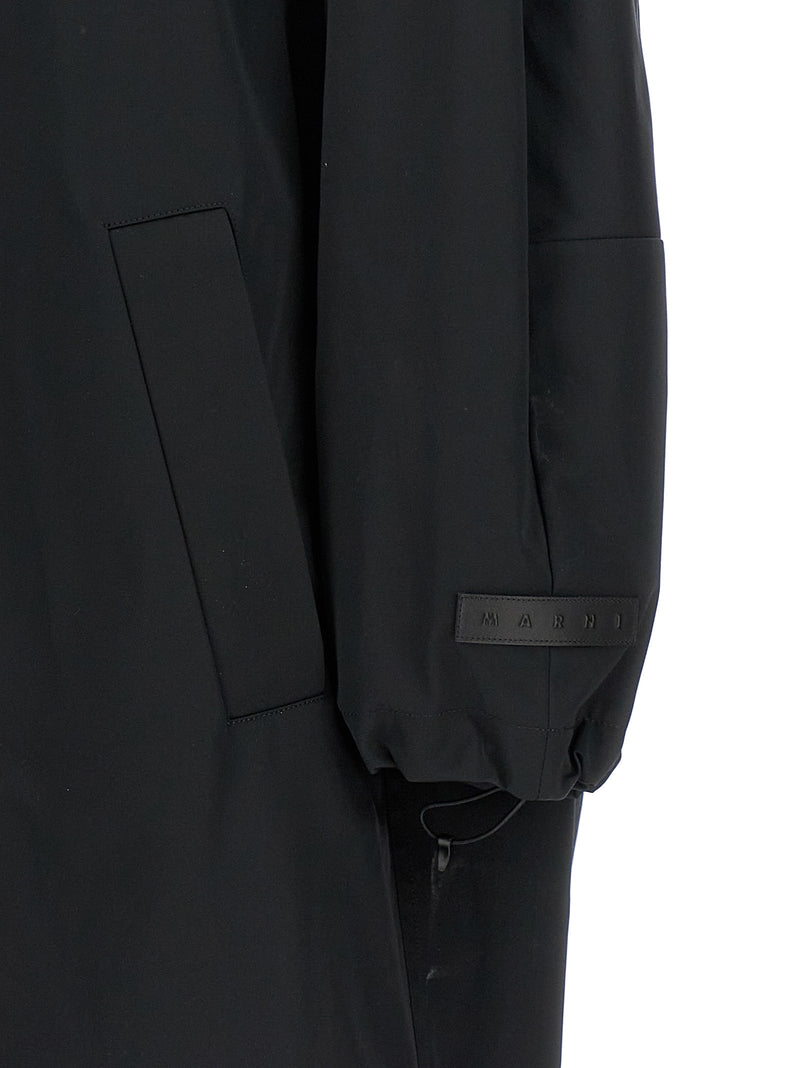 Marni Black Polyester Parka