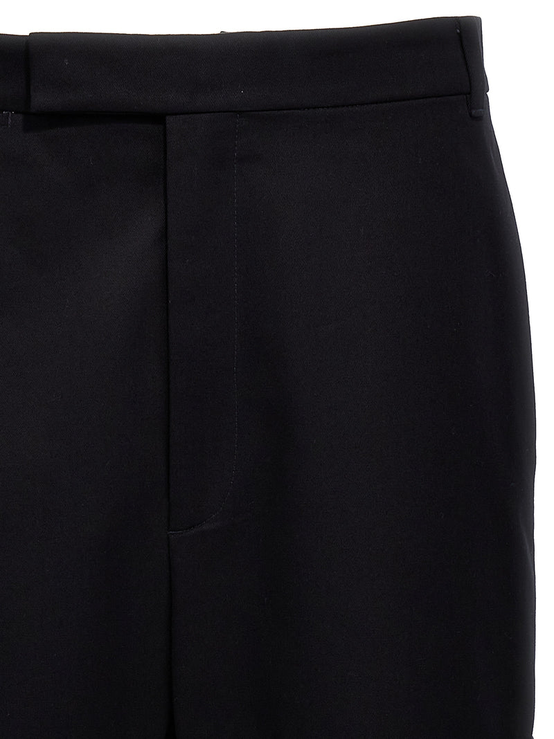 Pantalon décontracté en coton bleu Thom Browne