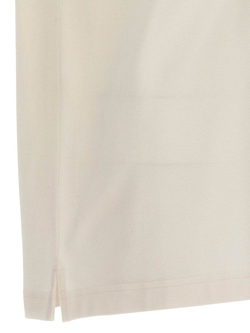 Palm Angels White Polyester Polo Shirt