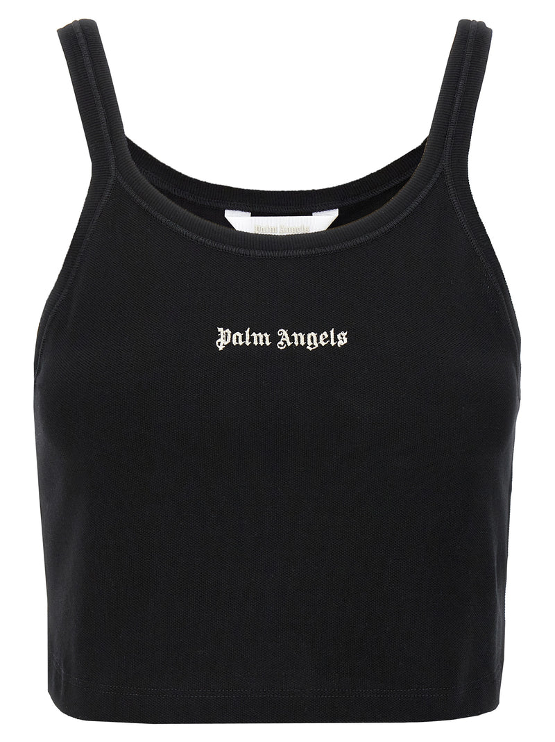 Palm Angels Bicolor Cotton Sport Bra
