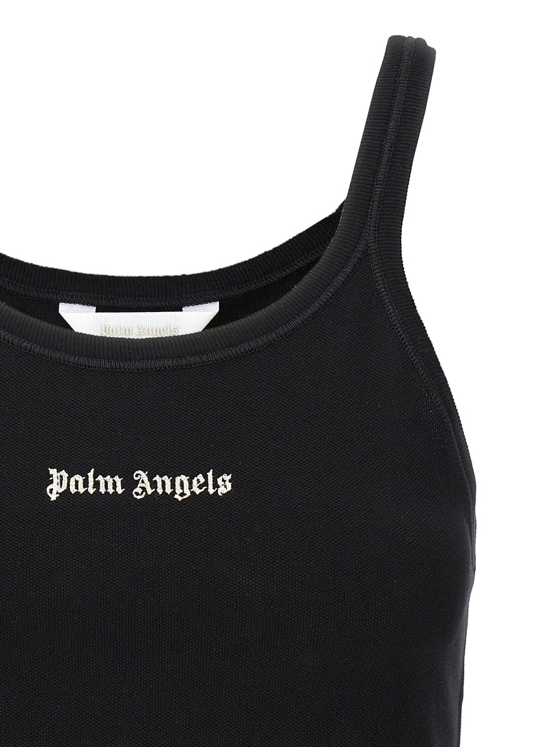 Palm Angels Bicolor Cotton Sport Bra