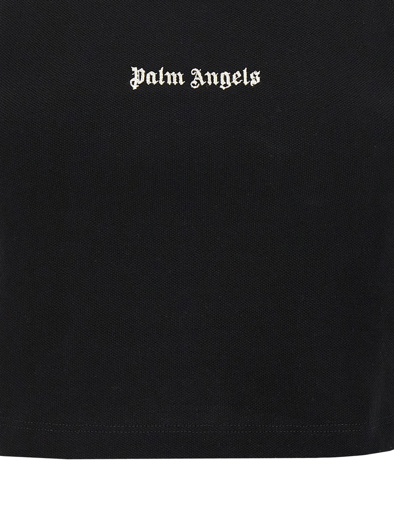 Palm Angels Bicolor Cotton Sport Bra