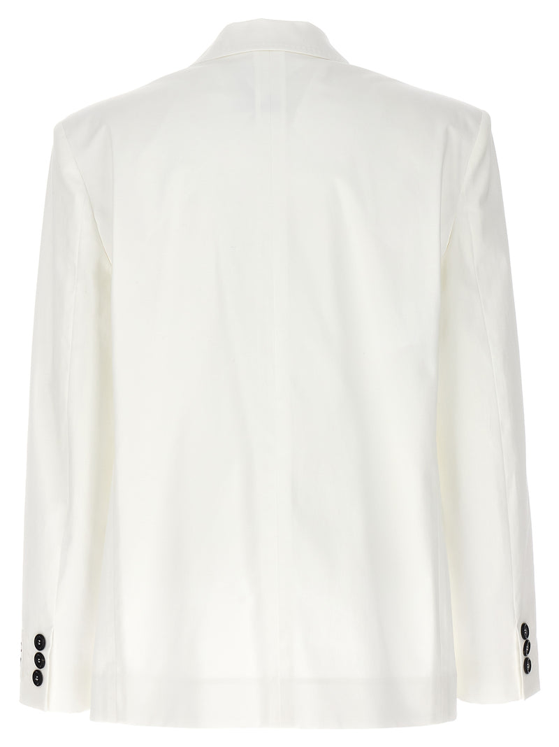 Moschino White Cotton Blazer