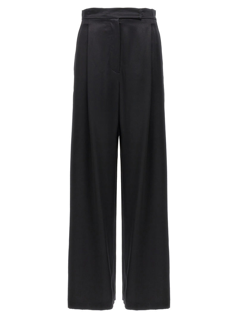 Max Mara Black Silk Casual Pants
