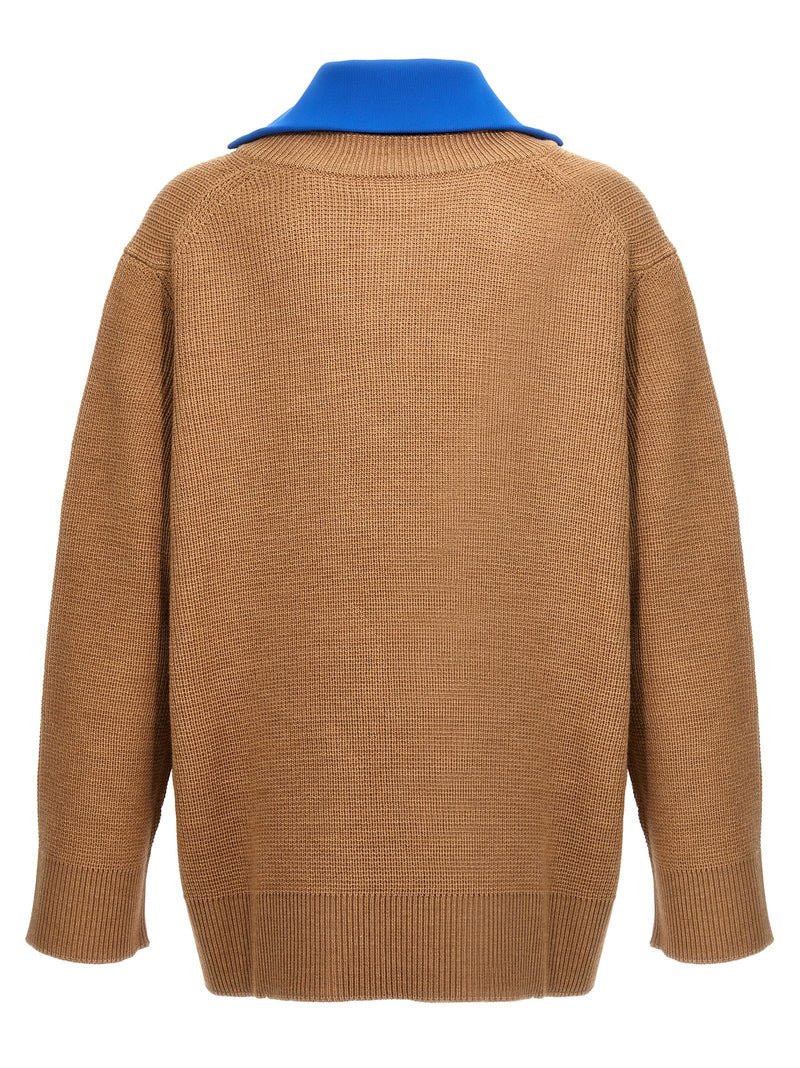 Jil Sander Multicolor Wool Cardigan